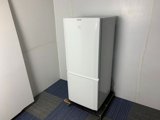 (230316)　三菱　ノンフロン冷凍冷蔵庫　MR-P15EA-KW　2017年製