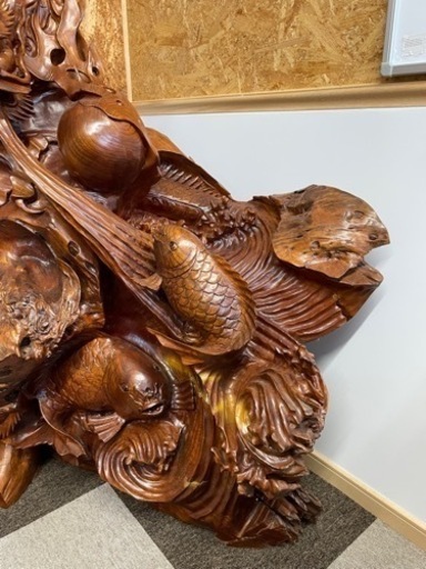 極上手　本オパール　特大鯉彫刻置物　43g 東Y7-0801⭐︎2Fタサチ 極上手 本オパール 特大鯉彫刻置物 43g 東Y7-0801⭐︎2Fタサチ 極上手