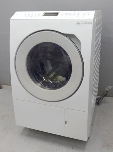 北海道 千歳市/恵庭市 動作品 Panasonic/パナソニック ドラム式洗濯乾燥機 LXシリーズ NA-LX127AL 2021年製 左開き 洗濯12kg/乾燥6kg 斜型