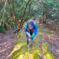 3月21祝日近鉄南大阪線藤井寺駅集合で伊勢山上アスレチック登山し...