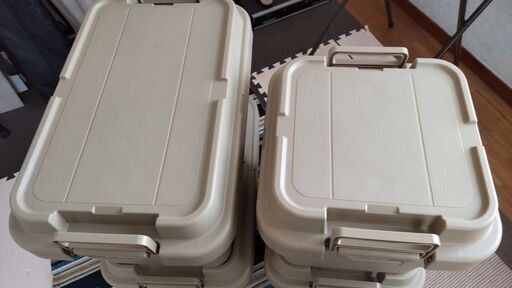 売却決定】収納ケース 50L×2個、30L×2個(ゴードンミラー