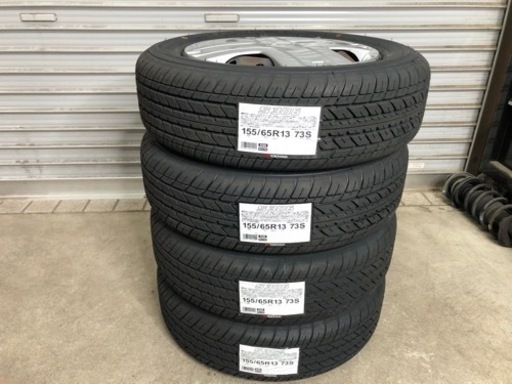 【S2855】22年 新品タイヤ 155/65R13 ヨコハマ S306 ホンダ 鉄ホイール 夏タイヤ ライフ ゼスト ザッツ