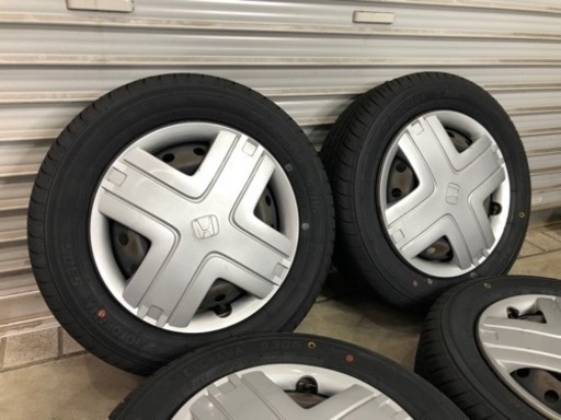 【S2855】22年 新品タイヤ 155/65R13 ヨコハマ S306 ホンダ 鉄ホイール 夏タイヤ ライフ ゼスト ザッツ