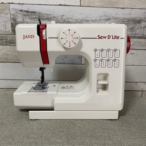 JANOME(ジャノメ) 電動コンパクトフリーアームミシン sewD`Lite JA525  