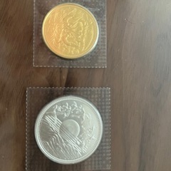 【ネット決済】日本国　在位60年硬貨　金貨　銀貨
