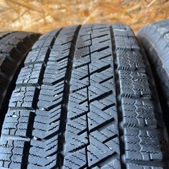 バリ山　BRIDGESTONE ブリヂストン　ブリジストン　VRX2 155/65R14 スタッドレス タイヤ　weds VELVA アルミホイール付　14インチ