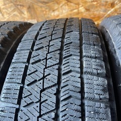 バリ山　BRIDGESTONE ブリヂストン　ブリジストン　VRX2 155/65R14 スタッドレス タイヤ　weds VELVA アルミホイール付　14インチ