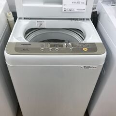 ☆ジモティ割あり☆ Panasonic 洗濯機 6kg 年式2017 動作確認