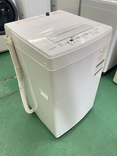 ★東芝★ 4.5kg洗濯機 2019年 AW-45M7（W）TOSHIBA 新生活 1人暮らし 50/60Hz共用 コンパクト 生活家電 福島 郡山市 a 6840円