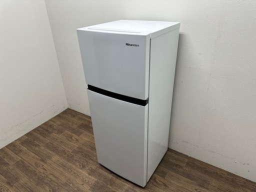 ハイセンス　Hisense　ノンフロン冷凍冷蔵庫　１２０L　強化ガラス棚　２０２１年製　HR-B1202