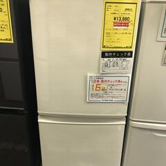 【FU380】★シャープ 冷蔵庫 SJ-D14D-W 2018年製