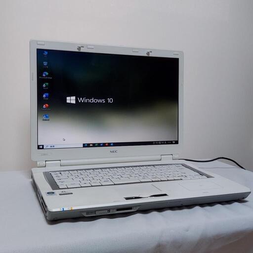 ノートパソコン NEC LL550/L 3GB/SSD64GB/Win10