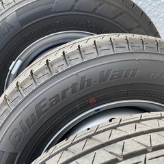 新車外し  軽バン  タイヤホイール4本セット