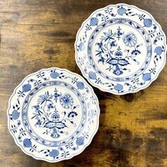 マイセン ブルーオニオン プレート 約23.7cm 6枚セット Meissen 食器 大皿 札幌市手稲区 マイセン ブルーオニオン プレート 約23.7cm 6枚セット Meissen 食器