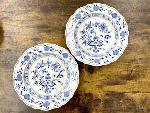 マイセン ブルーオニオン プレート 約23.7cm 6枚セット Meissen 食器 大皿 札幌市手稲区 5