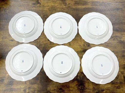 マイセン ブルーオニオン プレート 約23.7cm 6枚セット Meissen 食器 大皿 札幌市手稲区 2