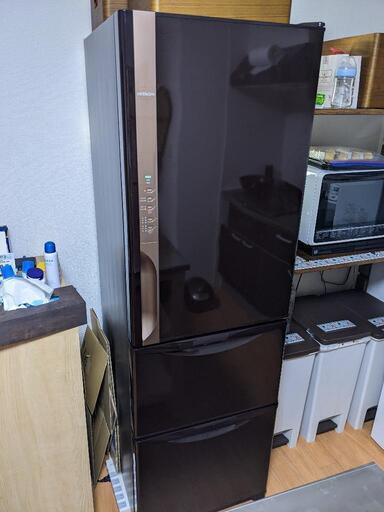 【21日15時30分江戸川区引取限定】日立ノンフロン冷凍冷蔵庫　R-K32JV　2018年製