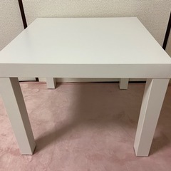 IKEA 白いサイドテーブル【25日までお取引可能】