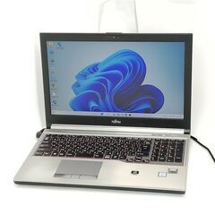 送料無料 保証付 日本製 高速SSD 15.6型 ゲーミング ノートPC 富士通 