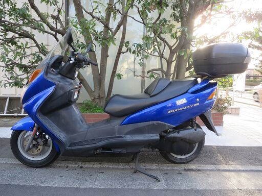 スズキ バーグマン150 中古実動車 バッテリーフル充電済み リア