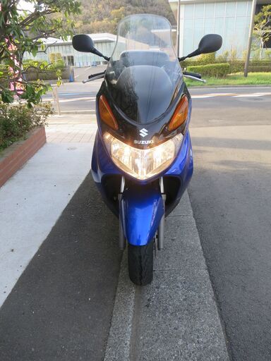 スズキ バーグマン150 実動車 バッテリー新品済み タイヤ後輪新品同様