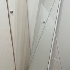 【3月中取引】姿見　ミラー　鏡　ニトリ　ホワイト