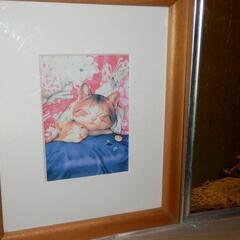 ❤️名画☆猫4点❤️ジグソーパズル 村松誠コレクション☆額縁付き☆完成