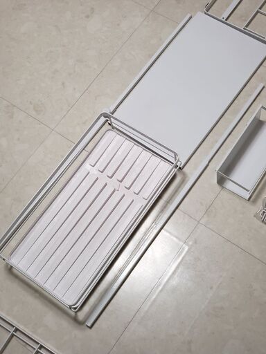 画像)シンク上伸縮システムラック - キッチン雑貨 