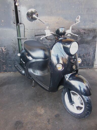 YAMAHA 4スト VINO ビーノ ブラック 低燃費 セル始動 スピードメーター