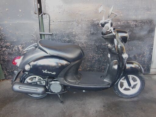 YAMAHA  4スト VINO ビーノ ブラック 低燃費 セル始動　スピードメーターオーバーし速く走ります お金も掛け　OIL交換等 納車整備点検済み すぐ乗り出せます 直接引き渡し　配送手配可 原付 YAMAHA 4スト VINO ビーノ ブラック 低燃費 セル始動 スピードメーター