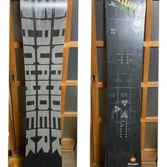 ビンディング付き スノーボード ワックス済み 