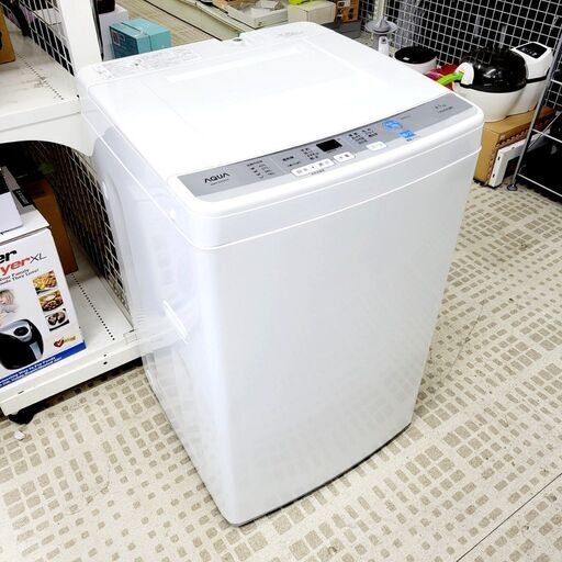 4/13【ジモティ特別価格】AQUA 洗濯機 AQW-S45D 2015年製 4.5キロ 家電