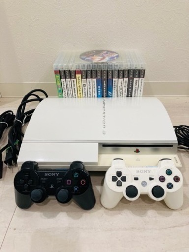 動作確認済み プレイステーション3 CECHH00 CW PS3 ホワイト