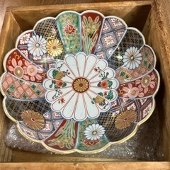 中深皿 大聖寺伊万里焼き 奇玉宝県之珍 65486