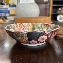 中深皿 大聖寺伊万里焼き 奇玉宝県之珍 65486