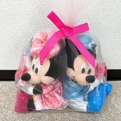 C909 Disney ミッキーマウス　ミニーマウス　電報　ぬい...