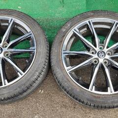 値下げ4月迄！値下げ！！【2018年製】86 純正ホイール後期とタイヤ4本セット 