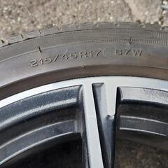 値下げ4月迄！値下げ！！【2018年製】86 純正ホイール後期とタイヤ4本セット 