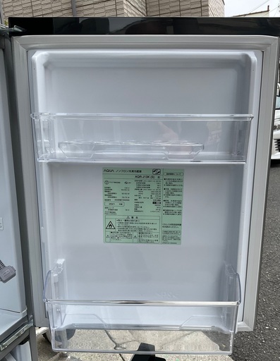 【RKGRE-112】特価！アクア/AQUA/126L 2ドア冷凍冷蔵庫/AQR-J13K(S)/中古品/2021年製/当社より近隣無料配達