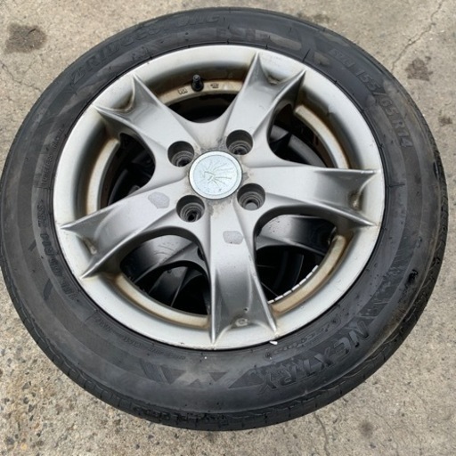 155/65R14 夏タイヤアルミ中古4本セット