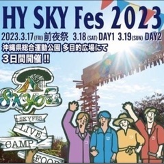 取引中】スカイフェス hyskyfes 19日 チケット大人1枚