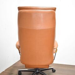 【ヤ取終了4/29】≪y594≫最高峰 カリモク 高級 本革張 エグゼクティブチェア/デスクチェア XU7720WB【参考26万円】リクライニング機能 社長/役員 50311-03