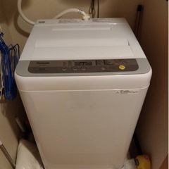 縦型洗濯機5.0キロ(24日(金)17:00までに取りに来ていた...