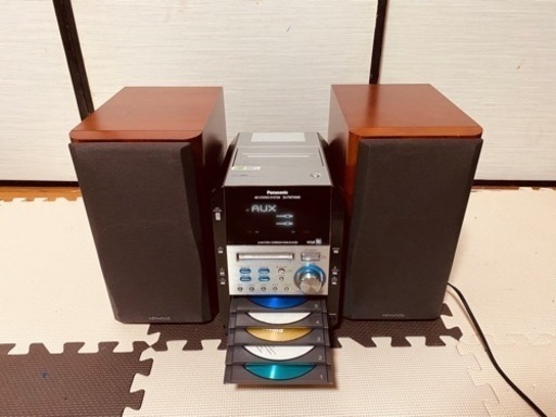 激安　＊KENWOOD LS-K800 2ホン + ＊#PANASONIC SA-PM700 コンポ
