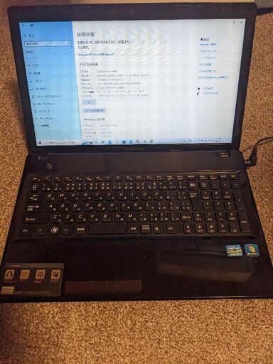 ノートPC lenovo G580 core i5
