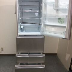 10/23受渡済)YJT6505【TOSHIBA/東芝 5ドア冷蔵庫】美品 2014年製 GR 