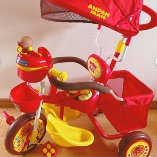 取引中　アンパンマン　美品　三輪車　最終値下げ