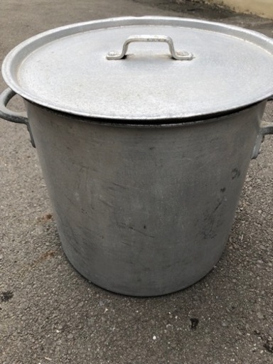 値下げ済！ アルミ 寸胴 鍋 直径40cm 使用感あり pechinecas.gob.pe