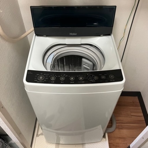 ハイアール 4.5kg 全自動洗濯機　ブラック　お渡し先確定いたしました。