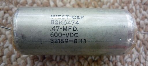 West-capポリプロピレン･コンデンサー(真空管アンプ用)600WV, 0.47uF 26本
